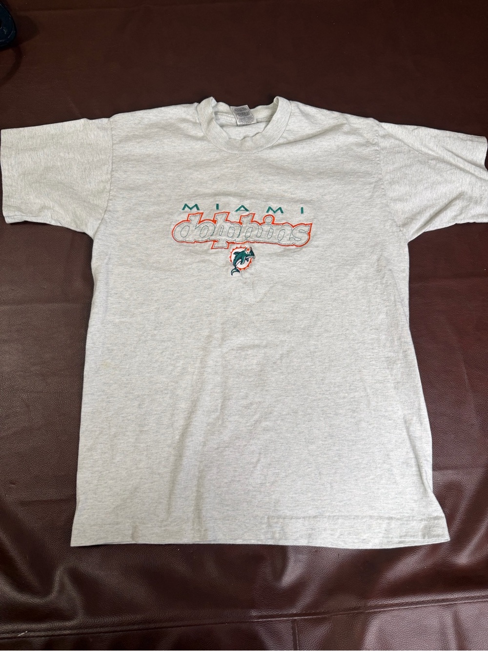 Miami dolphins Gray Graphic Tee